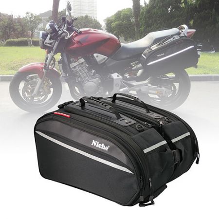 Velkoobchodní motocyklové XL sedlové tašky s kolečky a vozíkem - Kolečkový vozík Motocyklová XL sedlová taška, boční tašky, držák na tašky
